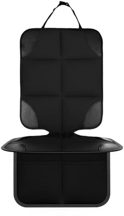 M.J COMFY-LIFE 2-Pack Car Seat Protector -Waterproof Seat Covers for Child Car Seats & Pets - Non-Slip Bottom with Large Mesh Pockets - Fits SUV, Sedan, Truck