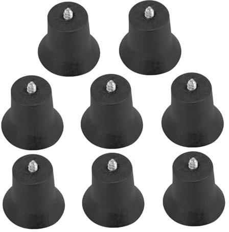 HOMSFOU 8Pcs Kitchen Grate Rubber Feet for Gas Stove High Temperature Resistant Replacement Pads Stable Support for Cookware Easy Installation Grate Feet for Gas Burners