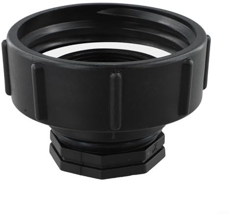 Pumixiy Adaptador de contenedor IBC S100x8 Reducción con rosca interna gruesa para tanque de agua, lluvia y para bolsa IBC para tamaños de salida de 1/5.1 cm, 3/10.2 cm, 2.5 cm, 3.8 cm para PP (3/4