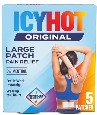 ICY HOT ® PATCH Mà‰DICAMENTEUX (Extra fort) Pour le dos et les grandes zones 5 ...