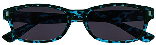 OPULIZE UV Reader Bleu Écaille Soleil Lunettes de Lecture UV400 Hommes/Femmes UVSR005 +2,00