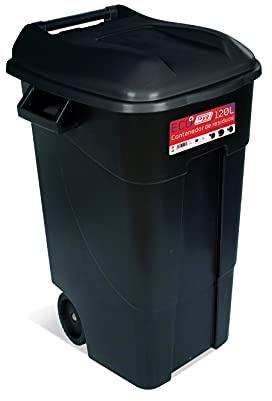 Tayg EcoTayg 442070 Abfallbehälter, umweltfreundlich, 120 l, Schwarz
