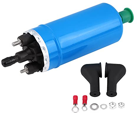 Terisass 0580464038 högtryck 12V Bränslepump 140 LPH 3 bar elektrisk inline med installationssats för E23 E24 E12 E28 E30 M5/M4
