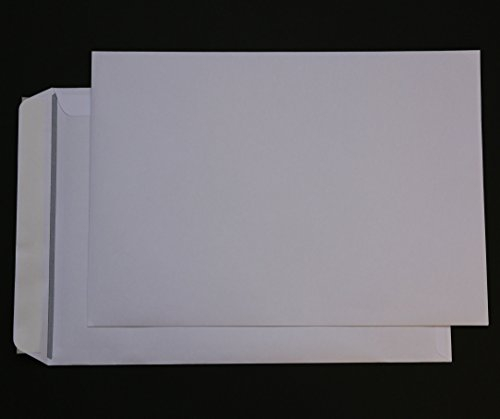 500 St. Versandtaschen, B4, weiß, ohne Fenster, selbstklebend, Briefumschlag, Kuvert, Briefhülle, Großbrief, Versandbeutel