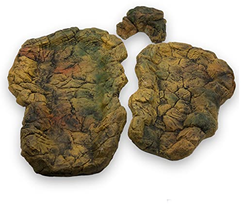 ZooPaul Bachlauf Wasserfall Gartenteich Bachlaufschalen Set, 135 x 50cm Wasserspiel für Garten