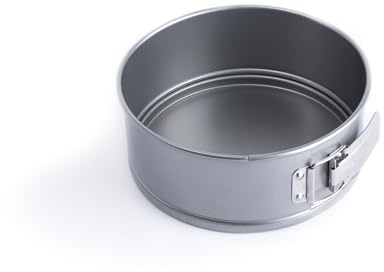 KitchenAid Bakeware Aluminisierte Stahl PFAS-freie Antihaftbeschichtung 20 cm Springform, Backofenfest, Spülmaschinenfest, Grau