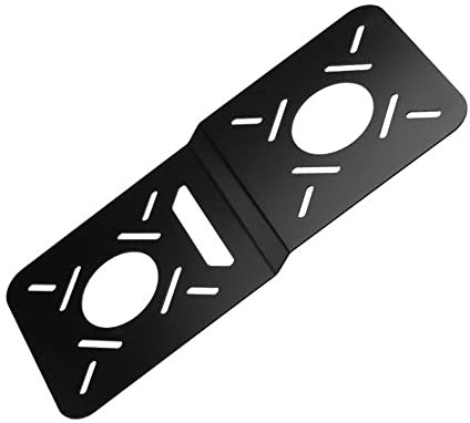 Juwaacoo 1 set montering för mini PC för MINI-värd hängande konsolhållare rack PC-skärm två skärmmonterade monteringshylla för surfplatta