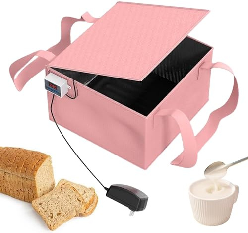 Kustimantu Brot-Gärkasten, Gärschrank zum Backen von Brot | Brotgärbox mit präziser Temperaturkontrolle,Genaue Temperaturkontrolle Natto-Gärbehälter für handgemachte Seife