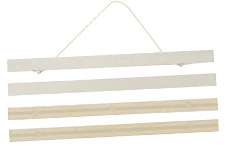 DECHOUS Magnetrahmen aus Holz mit Magnetrolle für Poster Bilder und Drucke Einfacher Aufhänger mit Verstecktem Seil für Wanddekoration