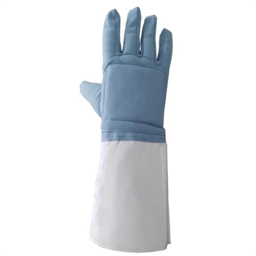 PHATM Fechthandschuhe für Männer und Frauen Rutschfestes Trainings-Foliensäbel-Degen-Training Spezielle Fechtausrüstung(Blue(Right),8.5)
