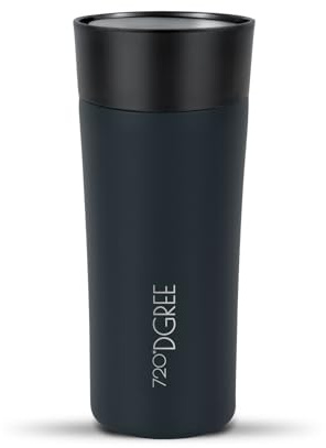 720°DGREE Thermobecher 350ml “PleasureToGo 2.0” - Hält 5h Heiß, 10h Kalt | BPA-Frei, 360° Trinköffnung, Auslaufsicher, Hygienisch, Schlank - Kaffeebecher to go, Ideal im Alltag, Auto, Reise, Büro, Uni