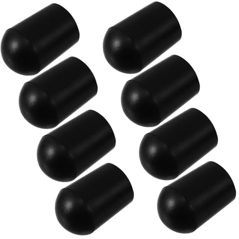 8 Stück Gummistopper für Cello und Kontrabass Endstift Schwarz | Rutschfeste Bodenschoner aus Gummi, Leicht Abnehmbar, Zubehör für Musiker und Auftritt