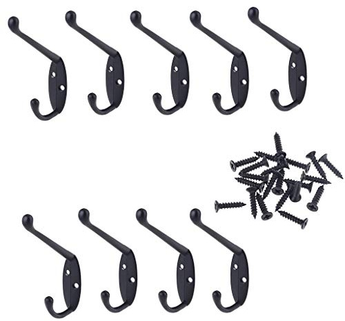 Oxxggkao 9 Pz Appendiabiti Europeo Vintage Ganci Da Parete Con Viti Montaggio A Parete Moderno Camera Da Letto Singolo Organizzatore Ganci Portasciugamani Stand Alone