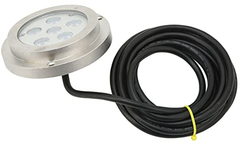 Yctze 3,8 Zoll wasserdichte LED-Unterwasserbeleuchtung für Boote – RGBW-Edelstahl-Marinebeleuchtung für Yachten und Motorboote – IP68-versiegeltes Design für Verbesserte Haltbarkeit