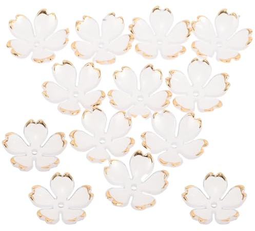 NOLITOY Accessori per Chioma Donna Leggeri e Facili da Abbinare 100 Pezzi in Acrilico Fiori di Ciliegio per Creazioni di Fermagli e Decorazioni per Occasioni Speciali