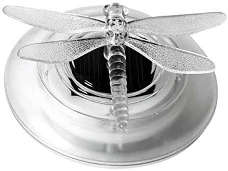 CAKEEYUM Lampada Galleggiante per Stagno per Piscina Lampada Galleggiante Impermeabile Luce a Libellula Luci solari per Stagno per Piscina Decorazione del Giardino Stile1 Impermeabile, Fiore, Gallegg