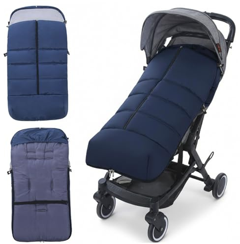 Takingup Saco para Cochecito Saco de Dormir Impermeable y cálido para Cochecito, de Dormir para Lavable Desmontable con Cremallera para cochecitos de Invierno, cochecitos, de Invierno
