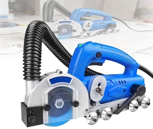 BoTongSiHai kraftig fogrensare 1200W - Elektriskt fogborttagningsverktyg med dammsugare, 9000 varv/min, Inkluderar sågblad