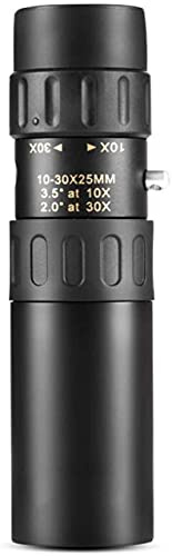10-30X25Zoom Telescopio monoculare Binocolo Tascabile Caccia Prisma Ottico Scope No Treppiede Binocolo Originale