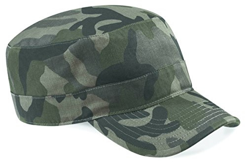 Beechfield Kamouflage armékeps, Field Camo, En Storlek