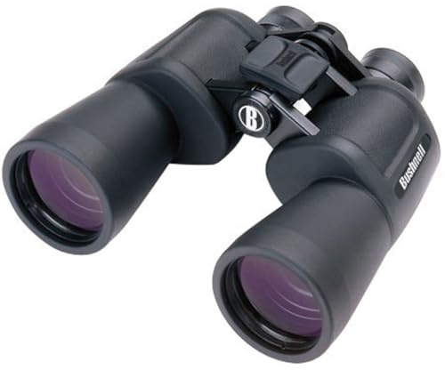 BUSHNELL - Jumelles pour Adultes - Powerview - 20x50 - Noir - Prisme Porro - Grossissement Puissant - Lumineuses - Observation aisée le Soir et le Matin - 132050