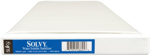 Jeder Baumwolle Solvy Stickfolie für Nähmaschinen wasserlöslich stabilizer-white