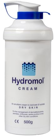 Hydromol Emollient Cream for Eczema & Psoriasis-Prone Skin - Moisturises, Helps Restore Skin Barrier - for Very Dry & Sensitive Skin - Fragrance Free, 500g