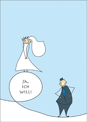 Romantische Hochzeitskarte für die zukünftige Braut: Ja, ich will! • auch zum feine Premium Klappkarte mit Umschlag für den schönsten Moment des Lebens