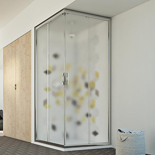 Idralite Evolution Duschkabine 80x75 cm H198 ESG-Strukturglas