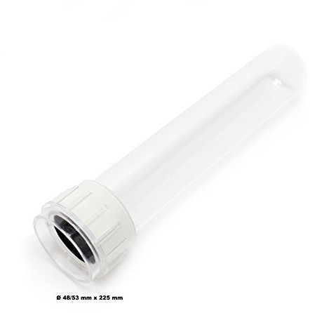 SunSun Ersatzteil für Druckteichfilter CPF-2500 Quarzrohr, Teichdruckfilter mit UVC-Lampe, effiziente Teichfilteranlage 6000 l/h