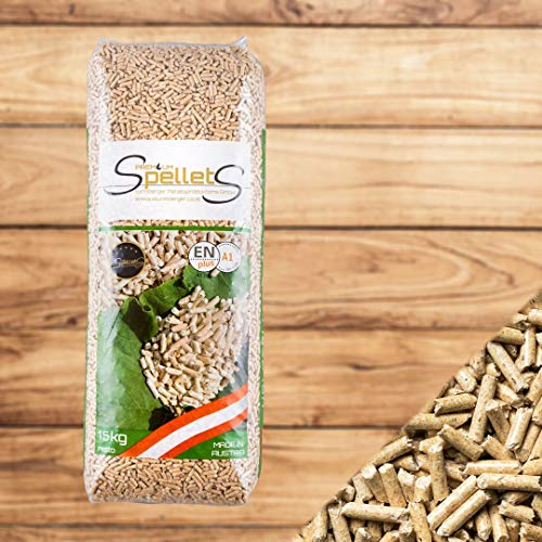 Pellet di legno, sacchetti da 15 kg