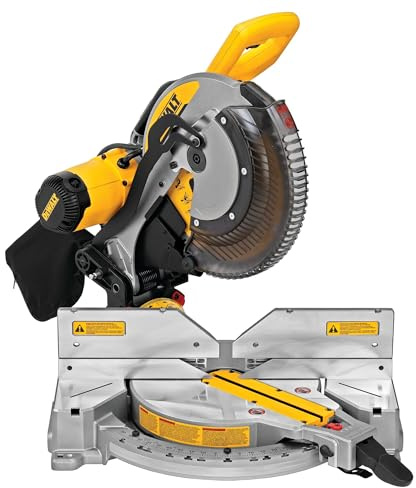 DEWALT Miter Saw, 12-Inch, Double Bevel, Compound, XPS Cutline, 15-Amp (DWS716XPS)