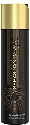 Sebastian Professional Dark Oil Lightweight Shampoo, For Silky, Smooth and Shiny Hair, Add Natural Body, For All Hair Types, 250ml