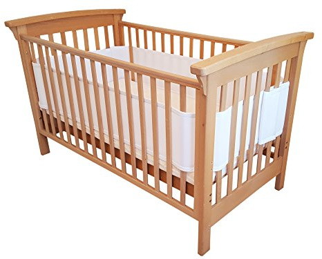 AiRoya 4 Sided Mesh Baby Cot Bumper, BS EN 16780, Breathable Safe