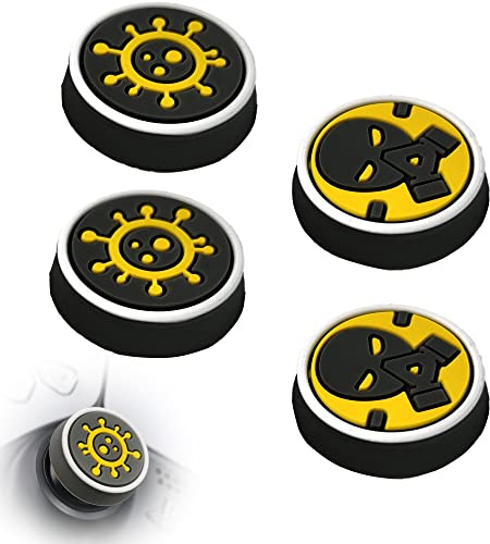 MatoSan® 4X 3D Thumbstick Kappen – Ergonomische Grip Aufsätze für Controller Sticks – Zubehör für verbesserten Halt, Schutz & Präzision – Gaming Stick Caps für Controller Aufsätze