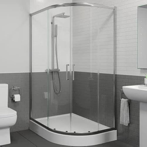 Offset Quadrant Shower Enclosure 1200x900mm Easy Plumb Tray (Right Entry) 8mm Glass