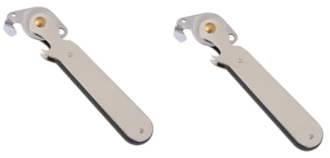 Cabilock Apriscatole Manuale Senza Sforzo Per Lattine Apribottiglie Manuale Perforatore Per Lattine in Acciaio Inossidabile Per Cucina E Campeggio