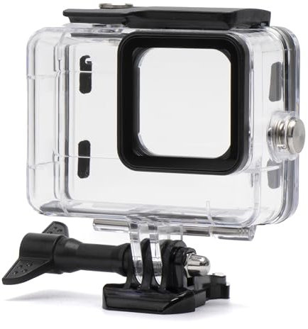 REFLEX CAMERA Underwater Dive Case compatible with Go Pro Hero 13 12 11 10 9, 60M/198ft Water Depth Tested, Protective Clear Housing, a Perfect Accessory for Snorkeling, Swimming & Scuba Diving