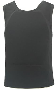 Tmendy Discreto Chaleco antibalas Nivel IIIA - Oculto Oculto en el Interior Use una Camiseta Suave antibalas para protección de Seguridad Personal