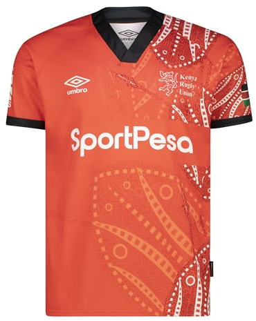 Umbro Herren Kenya 7's Rugby Jersey Rugby-Trikot (1er Pack)