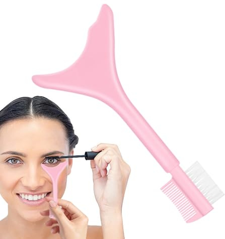 Herramienta de Aplicación de Pestañas Herramienta Cosmética Reutilizable | Aplicador Protector De Máscara Silicona, Maquillaje, Cosmético, Principiantes