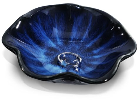 Beaupretty Assiette de Rangement pour Bijoux Forme de Feuille Élégante pour Bagues et Colliers Plateau Décoratif de Salle de Bain et Coiffeuse pour Cadeau de Fête des Mères ou Vacances