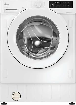 Hoover H-WASH&DRY 400 Integrated Washer Dryer, 9kg Wash + 6kg Dry, 1600 RPM, A Rated Wash, D Rated Combined, Speed Drive Inverter Motor, hOn App, Steam Care Pro, White, 60x53x82 cm - BH4S696M6D9-80