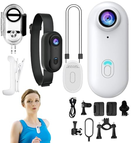 Telecamera per pollice, videocamera portatile 1080p, dispositivo Vlog compatto, Action Cam impermeabile, videocamera sportiva per esterni, mini videoregistratore da casco, registratore da viaggio