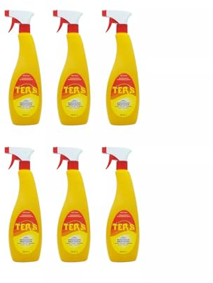 mille idee 6 pezzi Ammoniaca Ters Spray Profumata Igienizzante Super Sgrassante 750 ml