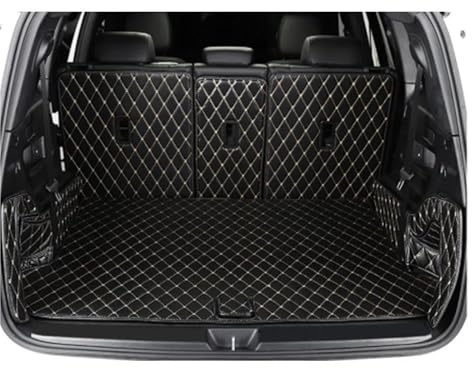 Gummi Kofferraummatte Spezielle Kofferraummatten Für Mercedes Für Benz Für GLB 180 200 220d 250 20 5 Sitze Langlebige Kofferraumteppiche Cargo Liner Kofferraumwanne(Full Cover)