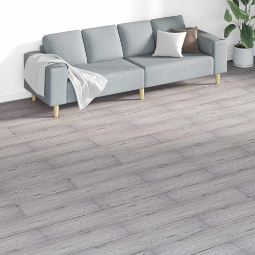 Lumanois Tavole per Pavimenti 18 PCS Grigio Scuro 5,26 m² PVC, Articoli di ferramenta,Materiali da Costruzione,Pavimenti e tappeti, 19.1kg-42046252