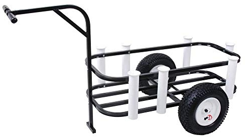 Sea Striker Deluxe Surf, Pier and Beach Cart – Outdoor Fishing Rolling Wheel Wagon