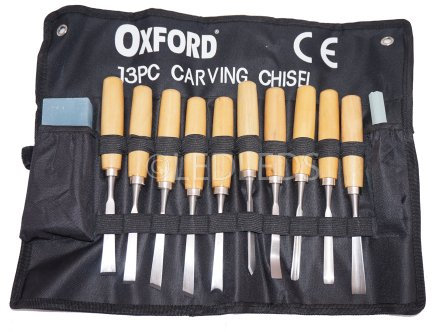 SET 13 PZ SGORBIE PER INTAGLIO SCALPELLI SCALPELLINI UTENSILI LEGNO FALEGNAME 12