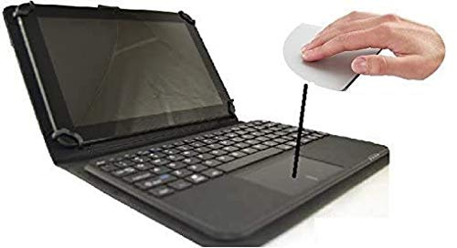 Bluetooth-tangentbord med avtagbart tangentbord med pekplatta (mus) för Tablet ASUS Memopad FHD10 ME302C 10.1 - Svart
